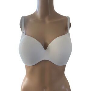 Victoria Secret White Wireless Lined Demi Bra